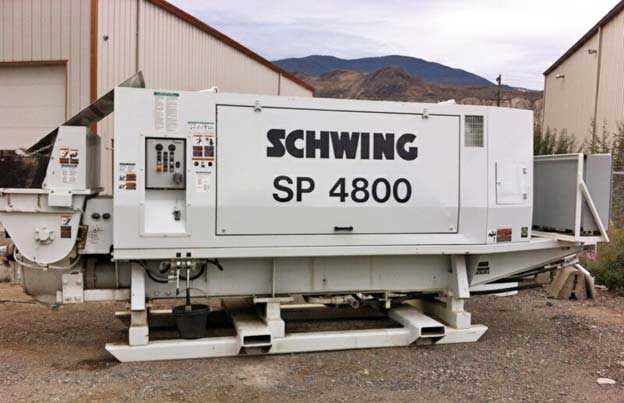 2010 Schwing SP-4800 Electric Concrete Pump